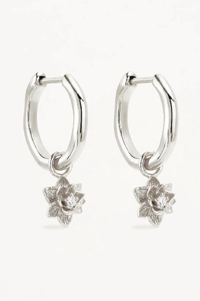 BY CHARLOTTE - BLOOM WITHIN LOTUS HOOP EARRINGS - GOLD - SILVER - PERTH BOUTIQUE - AUSTRALIAN BOUTIQUE - WA BOUTIQUE - INTERNATIONAL SHIPPING - USA SHIPPING - PERTH STORES - PERTH STORE - AUSTRALIA - WA - WESTER AUSTRALIA - WOMENS FASHION - FASHION - CLOTHING - WA STOCKIST - PERTH STOCKIST - AUSTRALIAN STOCKIST - STOCKIST