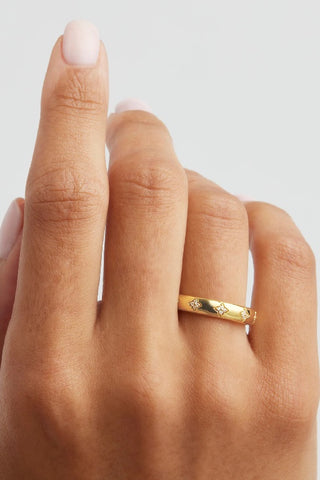 BY CHARLOTTE - BLOOM WITH YOU LOTUS RING - GOLD - PERTH STOCKIST - AUSTRALIAN STOCKIST - WA STOCKIST - AUSTRALIA STOCKIST - AUS STOCKIST - PERTH BOUTIQUE - WA BOUTIQUE - AUS BOUTIQUE - AUSTRALIA BOUTIQUE