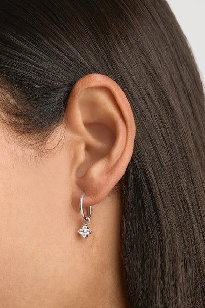BY CHARLOTTE - CRYSTAL BLOOM HOOP EARRINGS - GOLD - SILVER - PERTH STOCKIST - AUSTRALIAN STOCKIST - WA STOCKIST - AUSTRALIA STOCKIST - AUS STOCKIST - PERTH BOUTIQUE - WA BOUTIQUE - AUS BOUTIQUE - AUSTRALIA BOUTIQUE