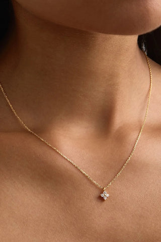 BY CHARLOTTE - CRYSTAL BLOOM NECKLACE - SILVER - GOLD - PERTH STOCKIST - AUSTRALIAN STOCKIST - WA STOCKIST - AUSTRALIA STOCKIST - AUS STOCKIST - PERTH BOUTIQUE - WA BOUTIQUE - AUS BOUTIQUE - AUSTRALIA BOUTIQUE