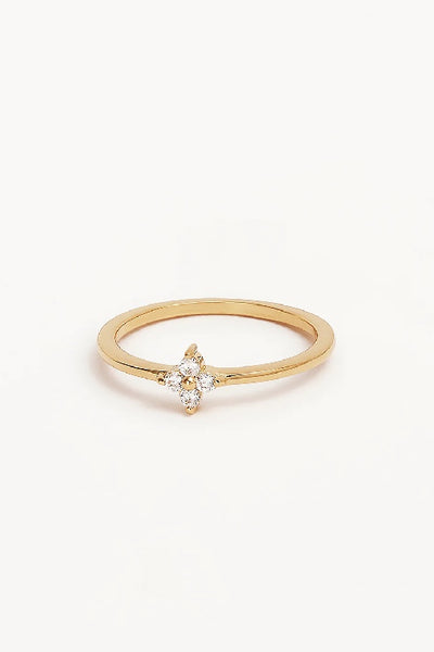 BY CHARLOTTE - CRYSTAL BLOOM RING - GOLD - PERTH STOCKIST - AUSTRALIAN STOCKIST - WA STOCKIST - AUSTRALIA STOCKIST - AUS STOCKIST - PERTH BOUTIQUE - WA BOUTIQUE - AUS BOUTIQUE - AUSTRALIA BOUTIQUE 