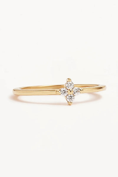 BY CHARLOTTE - CRYSTAL BLOOM RING - GOLD - PERTH STOCKIST - AUSTRALIAN STOCKIST - WA STOCKIST - AUSTRALIA STOCKIST - AUS STOCKIST - PERTH BOUTIQUE - WA BOUTIQUE - AUS BOUTIQUE - AUSTRALIA BOUTIQUE 