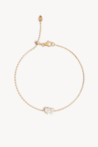 BY CHARLOTTE - DREAM LOVER HEART BRACELET - GOLD - PERTH BOUTIQUE - AUSTRALIAN BOUTIQUE - WA BOUTIQUE - INTERNATIONAL SHIPPING - USA SHIPPING - PERTH STORES - PERTH STORE - AUSTRALIA - WA - WESTER AUSTRALIA - WOMENS FASHION - FASHION - CLOTHING - WA STOCKIST - PERTH STOCKIST - AUSTRALIAN STOCKIST - STOCKIST