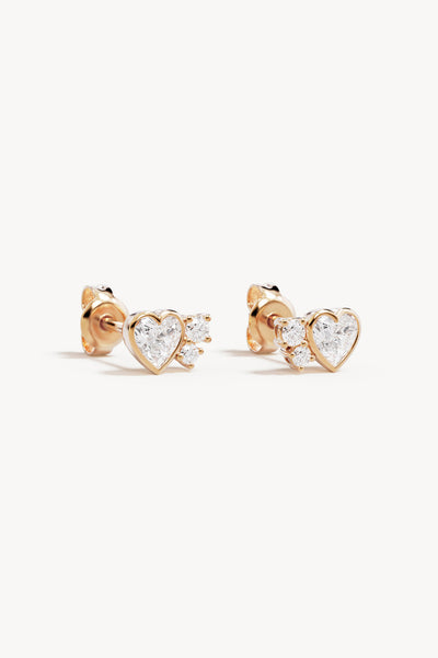 BY CHARLOTTE - DREAM LOVER HEART STUD EARRINGS - GOLD - PERTH BOUTIQUE - AUSTRALIAN BOUTIQUE - WA BOUTIQUE - INTERNATIONAL SHIPPING - USA SHIPPING - PERTH STORES - PERTH STORE - AUSTRALIA - WA - WESTER AUSTRALIA - WOMENS FASHION - FASHION - CLOTHING - WA STOCKIST - PERTH STOCKIST - AUSTRALIAN STOCKIST - STOCKIST