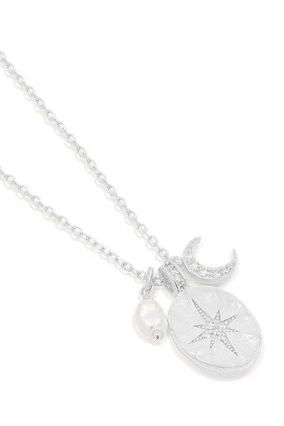 BY CHARLOTTE - DREAM WEAVER NECKLACE SILVER