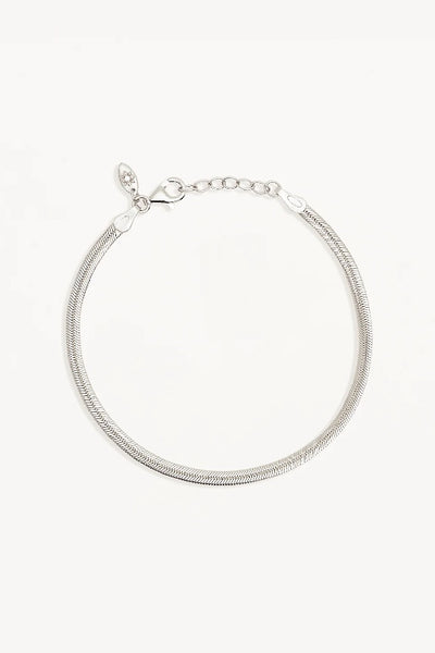 BY CHARLOTTE - HERRINGBONE CHAIN BRACELET - STERLING SILVER