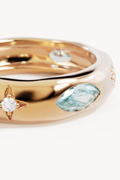 BY CHARLOTTE - HOPE AND PROTECTION RING - GOLD