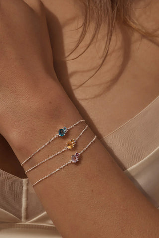 BY CHARLOTTE - KINDRED BIRTHSTONE BRACELET - SILVER - PERTH BOUTIQUE - AUSTRALIAN BOUTIQUE - WA BOUTIQUE - INTERNATIONAL SHIPPING - USA SHIPPING - PERTH STORES - PERTH STORE - AUSTRALIA - WA - WESTER AUSTRALIA - WOMENS FASHION - FASHION - CLOTHING - WA STOCKIST - PERTH STOCKIST - AUSTRALIAN STOCKIST - STOCKIST