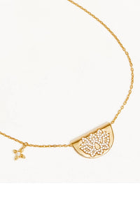 BY CHARLOTTE - LIVE IN LIGHT LOTUS NECKLACE
