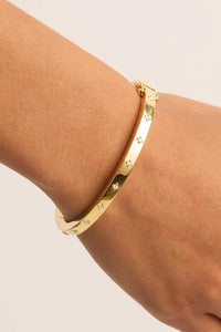 BY CHARLOTTE - LIVE IN LOVE HINGED BRACELET