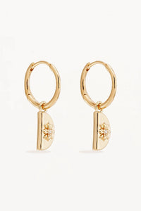 BY CHARLOTTE - LOTUS HOOP EARRINGS - SILVER - GOLD - PERTH STOCKIST - AUSTRALIAN STOCKIST - WA STOCKIST - AUSTRALIA STOCKIST - AUS STOCKIST - PERTH BOUTIQUE - WA BOUTIQUE - AUS BOUTIQUE - AUSTRALIA BOUTIQUE 