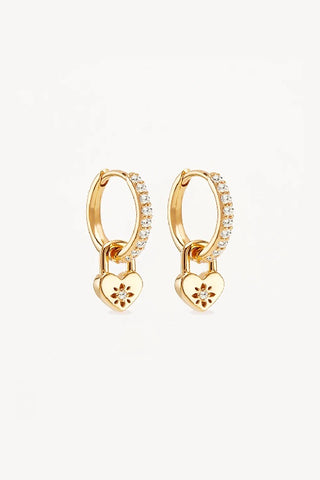 BY CHARLOTTE - LOVE UNLOCKED PADLOCK HOOPS - GOLD - PERTH STOCKIST - AUSTRALIAN STOCKIST - WA STOCKIST - AUSTRALIA STOCKIST - AUS STOCKIST - PERTH BOUTIQUE - WA BOUTIQUE - AUS BOUTIQUE - AUSTRALIA BOUTIQUE