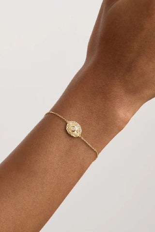 BY CHARLOTTE - LOVE YOU TO THE MOON AND BACK BRACELET - GOLD - PERTH STOCKIST - AUSTRALIAN STOCKIST - WA STOCKIST - AUSTRALIA STOCKIST - AUS STOCKIST - PERTH BOUTIQUE - WA BOUTIQUE - AUS BOUTIQUE - AUSTRALIA BOUTIQUE 