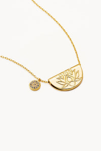 BY CHARLOTTE - LUCKY LOTUS NECKLACE