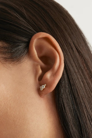 BY CHARLOTTE - MIST STUD EARRING - GOLD - PERTH STOCKIST - AUSTRALIAN STOCKIST - WA STOCKIST - AUSTRALIA STOCKIST - AUS STOCKIST - PERTH BOUTIQUE - WA BOUTIQUE - AUS BOUTIQUE - AUSTRALIA BOUTIQUE
