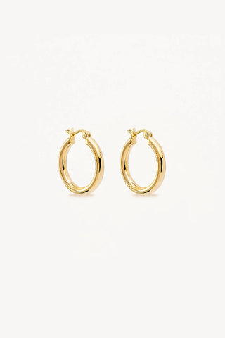 BY CHARLOTTE - SUNRISE LARGE HOOPS - GOLD - PERTH STOCKIST