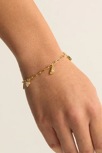 BY CHARLOTTE - WANDERLUST CHARM BRACELET - GOLD