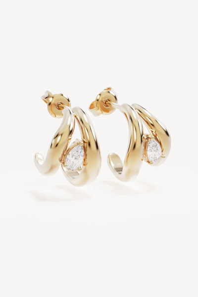 SHOP BY CHARLOTTE CELESTIAL PATH HOOPS IN 18K GOLD VERMEIL ONLINE