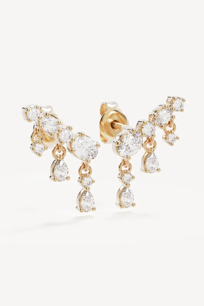 SHOP BY CHARLOTTE COSMIC WHISPER EAR CRAWLER IN 18K GOLD VERMEIL ONLINE