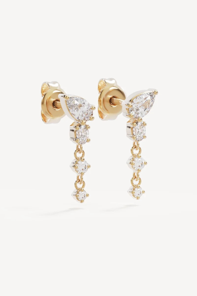 SHOP BY CHARLOTTE GUIDED BY THE STARS DROP EARRINGS IN 18K GOLD VERMEIL ONLINE