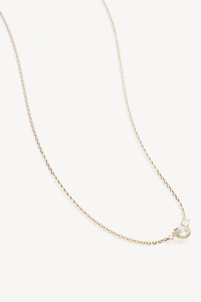 SHOP BY CHARLOTTE QUIET RADIANCE NECKLACE IN 18K GOLD VERMEIL ONLINE