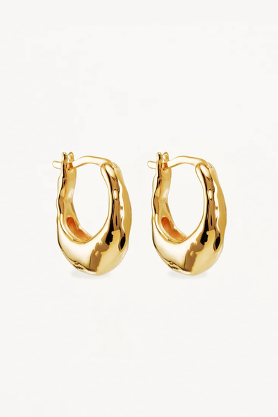 SHOP BY CHARLOTTE RADIANT ENERGY SMALL HOOPS &nbsp;IN GOLD ONLINE