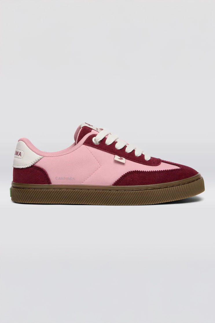 CARIUMA - TOCA SNEAKER - TEAK BRIGHT ROSE NYLON CABERNET SUEDE - PERTH BOUTIQUE - AUSTRALIAN BOUTIQUE - WA BOUTIQUE - INTERNATIONAL SHIPPING - USA SHIPPING - PERTH STORES - PERTH STORE - AUSTRALIA - WA - WESTER AUSTRALIA - WOMENS FASHION - FASHION - CLOTHING - WA STOCKIST - PERTH STOCKIST - AUSTRALIAN STOCKIST - STOCKIST