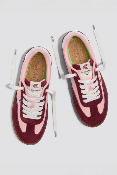 CARIUMA - TOCA SNEAKER - TEAK BRIGHT ROSE NYLON CABERNET SUEDE - PERTH BOUTIQUE - AUSTRALIAN BOUTIQUE - WA BOUTIQUE - INTERNATIONAL SHIPPING - USA SHIPPING - PERTH STORES - PERTH STORE - AUSTRALIA - WA - WESTER AUSTRALIA - WOMENS FASHION - FASHION - CLOTHING - WA STOCKIST - PERTH STOCKIST - AUSTRALIAN STOCKIST - STOCKIST