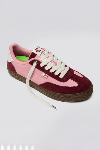 CARIUMA - TOCA SNEAKER - TEAK BRIGHT ROSE NYLON CABERNET SUEDE - PERTH BOUTIQUE - AUSTRALIAN BOUTIQUE - WA BOUTIQUE - INTERNATIONAL SHIPPING - USA SHIPPING - PERTH STORES - PERTH STORE - AUSTRALIA - WA - WESTER AUSTRALIA - WOMENS FASHION - FASHION - CLOTHING - WA STOCKIST - PERTH STOCKIST - AUSTRALIAN STOCKIST - STOCKIST