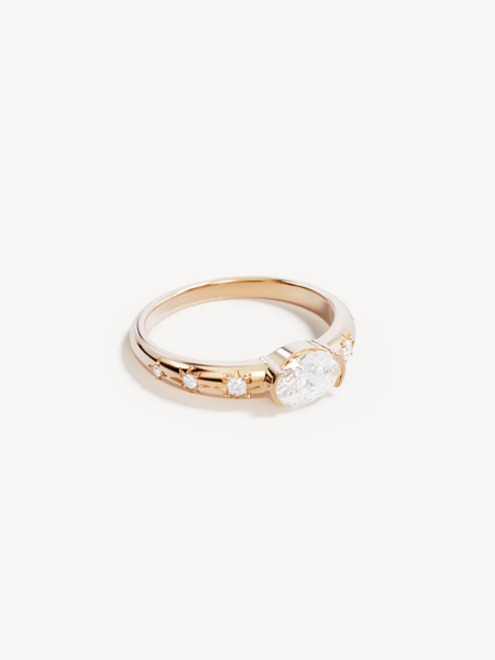 By Charlotte 18k Gold Vermeil Celestial Skies Ring