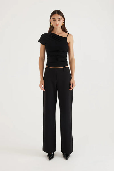 MADISON THE LABEL - CHARLOTTE TOP - BLACK