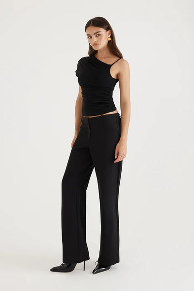 MADISON THE LABEL - CHARLOTTE TOP - BLACK