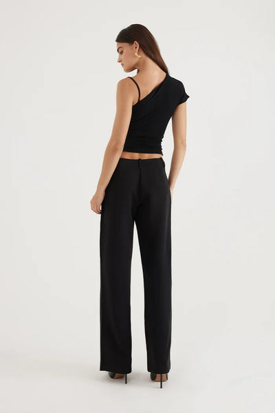 MADISON THE LABEL - CHARLOTTE TOP - BLACK