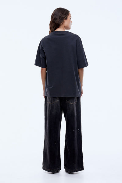 ENA PELLY - BOUQUET TEE - VINTAGE BLACK - PERTH BOUTIQUE - AUSTRALIAN BOUTIQUE - WA BOUTIQUE - INTERNATIONAL SHIPPING - USA SHIPPING - PERTH STORES - PERTH STORE - AUSTRALIA - WA - WESTER AUSTRALIA - WOMENS FASHION - FASHION - CLOTHING - WA STOCKIST - PERTH STOCKIST - AUSTRALIAN STOCKIST - STOCKIST