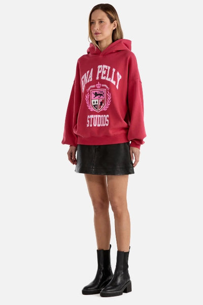 ENA PELLY - BROOKE OVERSIZED HOODIE DIY STUDIOS - POPPY RED