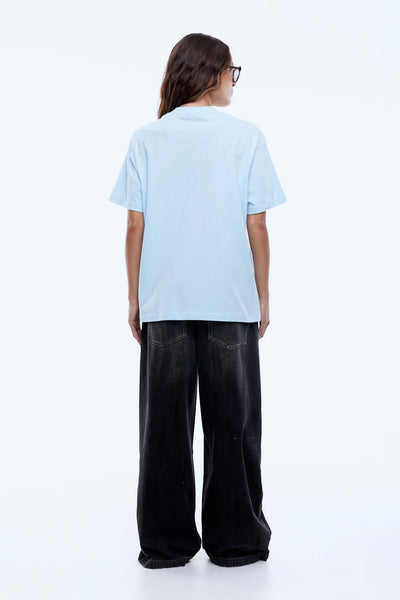 ENA PELLY - COLLEGIATE TEE - LIGHT BLUE - PERTH BOUTIQUE - AUSTRALIAN BOUTIQUE - WA BOUTIQUE - INTERNATIONAL SHIPPING - USA SHIPPING - PERTH STORES - PERTH STORE - AUSTRALIA - WA - WESTER AUSTRALIA - WOMENS FASHION - FASHION - CLOTHING - WA STOCKIST - PERTH STOCKIST - AUSTRALIAN STOCKIST - STOCKIST