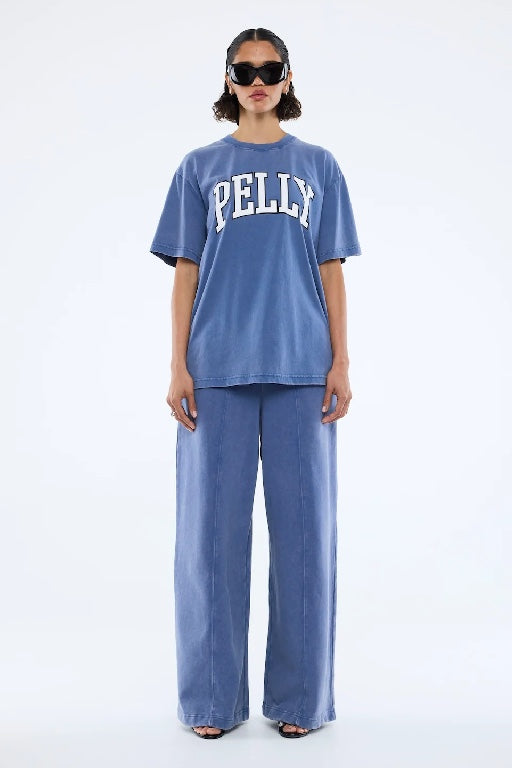 ENA PELLY - JESSIE OVERSIZED TEE VASITY - INDIGO WASH - PERTH BOUTIQUE - AUSTRALIAN BOUTIQUE - WA BOUTIQUE - INTERNATIONAL SHIPPING - USA SHIPPING - PERTH STORES - PERTH STORE - AUSTRALIA - WA - WESTER AUSTRALIA - WOMENS FASHION - FASHION - CLOTHING - WA STOCKIST - PERTH STOCKIST - AUSTRALIAN STOCKIST - STOCKIST