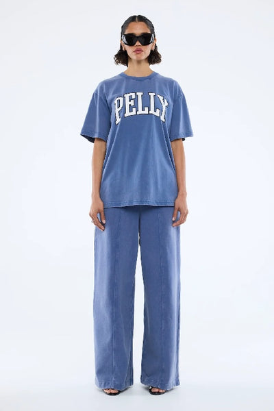 ENA PELLY - JESSIE OVERSIZED TEE VASITY - INDIGO WASH - PERTH BOUTIQUE - AUSTRALIAN BOUTIQUE - WA BOUTIQUE - INTERNATIONAL SHIPPING - USA SHIPPING - PERTH STORES - PERTH STORE - AUSTRALIA - WA - WESTER AUSTRALIA - WOMENS FASHION - FASHION - CLOTHING - WA STOCKIST - PERTH STOCKIST - AUSTRALIAN STOCKIST - STOCKIST