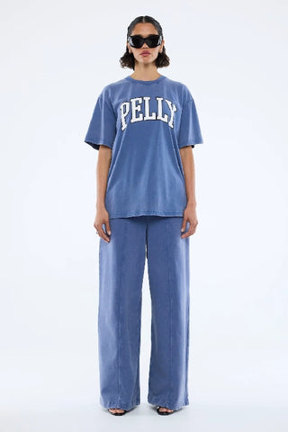 ENA PELLY - JESSIE OVERSIZED TEE VASITY - INDIGO WASH - PERTH BOUTIQUE - AUSTRALIAN BOUTIQUE - WA BOUTIQUE - INTERNATIONAL SHIPPING - USA SHIPPING - PERTH STORES - PERTH STORE - AUSTRALIA - WA - WESTER AUSTRALIA - WOMENS FASHION - FASHION - CLOTHING - WA STOCKIST - PERTH STOCKIST - AUSTRALIAN STOCKIST - STOCKIST
