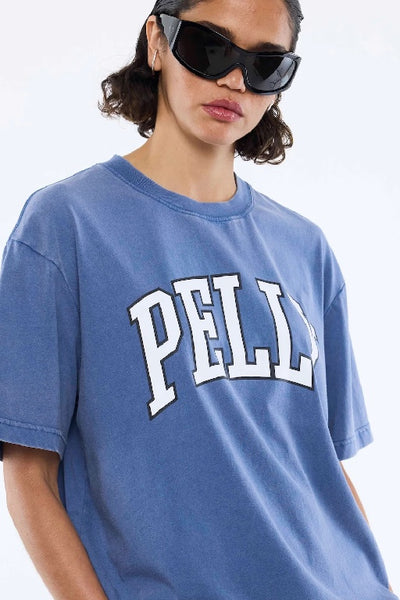 ENA PELLY - JESSIE OVERSIZED TEE VASITY - INDIGO WASH - PERTH BOUTIQUE - AUSTRALIAN BOUTIQUE - WA BOUTIQUE - INTERNATIONAL SHIPPING - USA SHIPPING - PERTH STORES - PERTH STORE - AUSTRALIA - WA - WESTER AUSTRALIA - WOMENS FASHION - FASHION - CLOTHING - WA STOCKIST - PERTH STOCKIST - AUSTRALIAN STOCKIST - STOCKIST