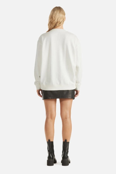 ENA PELLY - LILLY OVERSIZED SWEATER WILDFLOWER - VINTAGE WHITE