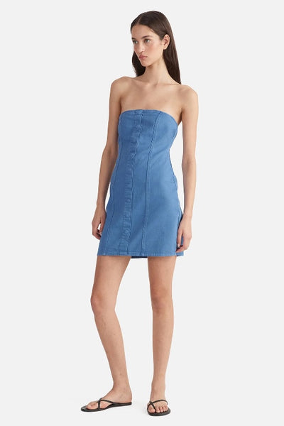 ENA PELLY - MONICA DENIM MINI DRESS