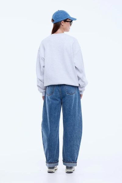 ENA PELLY - PELLY COLLEGIATE SWEATSHIRT - WHITE MARLE - PERTH BOUTIQUE - AUSTRALIAN BOUTIQUE - WA BOUTIQUE - INTERNATIONAL SHIPPING - USA SHIPPING - PERTH STORES - PERTH STORE - AUSTRALIA - WA - WESTER AUSTRALIA - WOMENS FASHION - FASHION - CLOTHING - WA STOCKIST - PERTH STOCKIST - AUSTRALIAN STOCKIST - STOCKIST