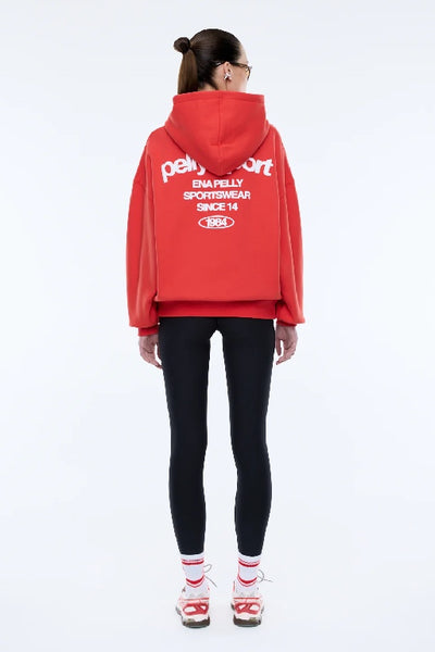 ENA PELLY - PELLY SPORT HOODIE - FLAME RED