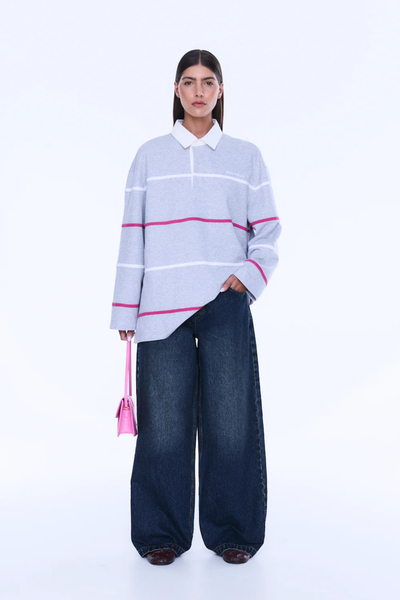 SHOP ENA PELLY RILEY POLO IN GREY MARLE ONLINE