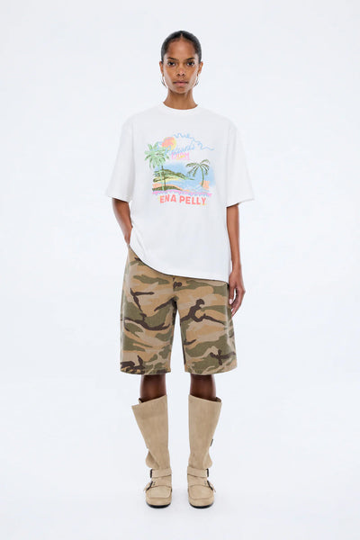 ENA PELLY - RIVIERA WATERCOLOUR TEE - VINTAGE WHITE - PERTH BOUTIQUE - AUSTRALIAN BOUTIQUE - WA BOUTIQUE - INTERNATIONAL SHIPPING - USA SHIPPING - PERTH STORES - PERTH STORE - AUSTRALIA - WA - WESTER AUSTRALIA - WOMENS FASHION - FASHION - CLOTHING - WA STOCKIST - PERTH STOCKIST - AUSTRALIAN STOCKIST - STOCKIST
