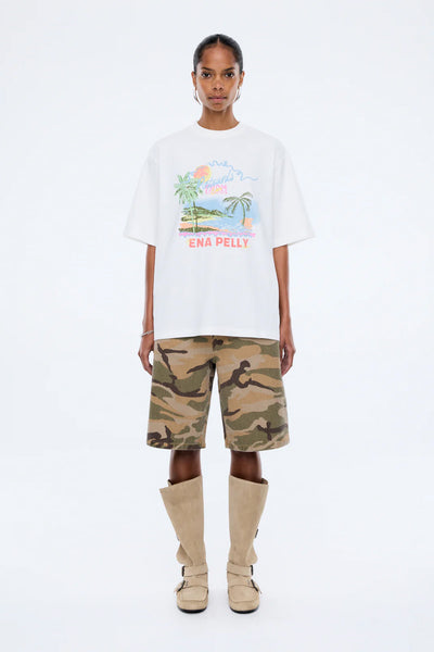 ENA PELLY - RIVIERA WATERCOLOUR TEE - VINTAGE WHITE - PERTH BOUTIQUE - AUSTRALIAN BOUTIQUE - WA BOUTIQUE - INTERNATIONAL SHIPPING - USA SHIPPING - PERTH STORES - PERTH STORE - AUSTRALIA - WA - WESTER AUSTRALIA - WOMENS FASHION - FASHION - CLOTHING - WA STOCKIST - PERTH STOCKIST - AUSTRALIAN STOCKIST - STOCKIST
