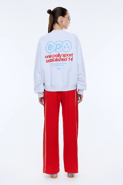 ENA PELLY - SPORT STUDIO SWEATSHIRT - WHITE MARLE - PERTH BOUTIQUE - AUSTRALIAN BOUTIQUE - WA BOUTIQUE - INTERNATIONAL SHIPPING - USA SHIPPING - PERTH STORES - PERTH STORE - AUSTRALIA - WA - WESTER AUSTRALIA - WOMENS FASHION - FASHION - CLOTHING - WA STOCKIST - PERTH STOCKIST - AUSTRALIAN STOCKIST - STOCKIST