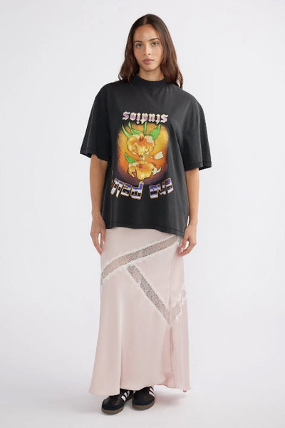 ENA PELLY - SUNSET TEE - VINTAGE BLACK - PERTH STOCKIST