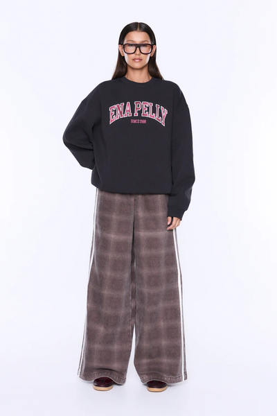 SHOP ENA PELLY MILA OVERSIZED SWEATER - PHANTOM/ENA PELLY ONLINE